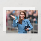 Kate Middleton Nordirland Postkarte (Vorne/Hinten)