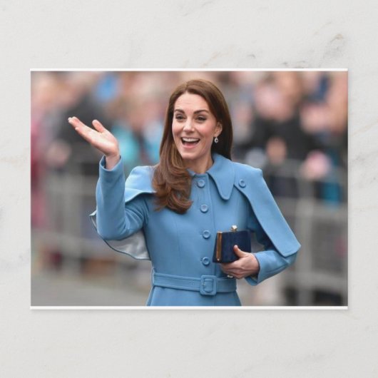 Kate Middleton Nordirland Postkarte (Vorderseite)