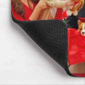 Kate Middleton Prinz George Christmas Mousepad (Ecke)