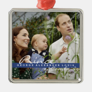 Kate Middleton Prinz George Ornament Aus Metall