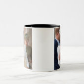 Kate Middleton und Prince Louis Zweifarbige Tasse (Mittel)