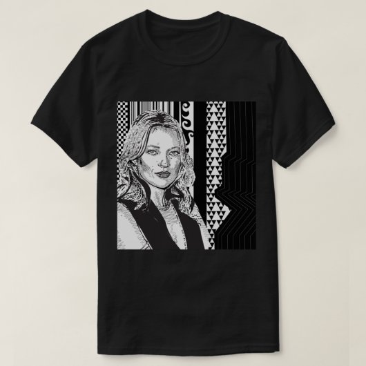 Kate Moss Icon Art T-Shirt (Design vorne)