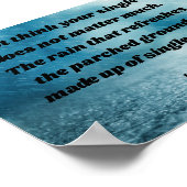 Kate Sheppard Suffrage Zitat Neuseeland Wählerrege Poster (Ecke)