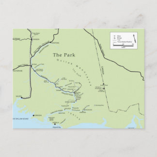 Kate Shugaks Park Postcard Postkarte