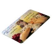 Kate the Ballerina Cat Dance Anywhere Quote Magnet (Linke Seite)