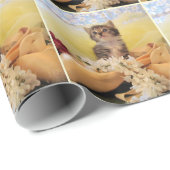 Kate the Ballerina - Katze / Kitten Wrapping Paper Geschenkpapier (Rolleneckpunkt)
