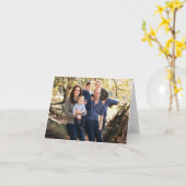 Kate, William und Kinder Karte (Gelbe Blume)