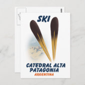 Katedral Alta Patagonia, Argentiniens Skipposter Postkarte (Vorne/Hinten)