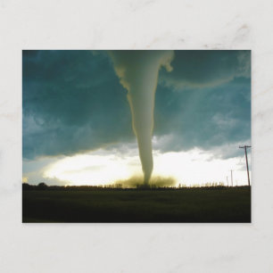 Kategorie F5 Tornado nähert sich Elie Manitoba Postkarte