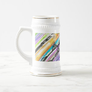 KATEGORIE FIVES SWIRLING ABSTRAKT ART DESIGN BIERGLAS