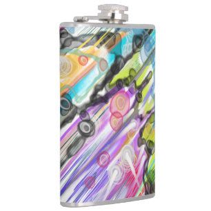 KATEGORIE FIVES SWIRLING ABSTRAKT ART DESIGN FLACHMANN
