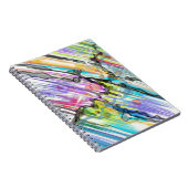 KATEGORIE FIVES SWIRLING ABSTRAKT ART DESIGN NOTIZBLOCK (Rechte Seite)