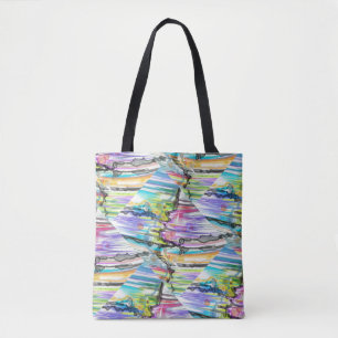 KATEGORIE FIVES SWIRLING ABSTRAKT ART DESIGN TASCHE