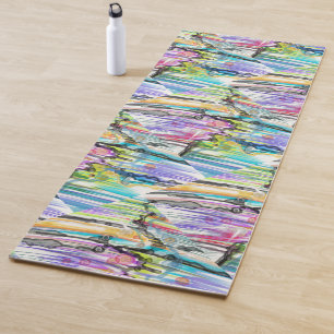 KATEGORIE FIVES SWIRLING ABSTRAKT ART DESIGN YOGAMATTE
