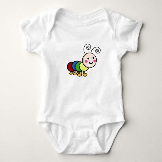 Katepillar Baby Strampler (Vorderseite)
