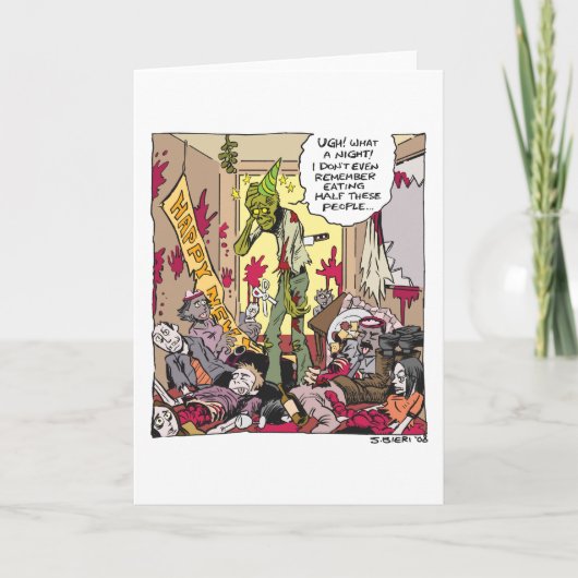 Kater Feiertagskarte (Vorderseite)