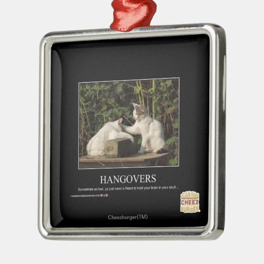 Kater Ornament Aus Metall (Links)