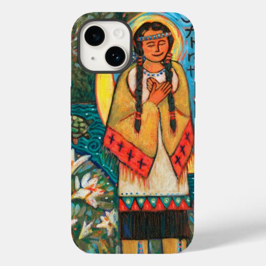 Kateri Tekakwitha iPhone 14 Fall Case-Mate iPhone Hülle (Rückseite)
