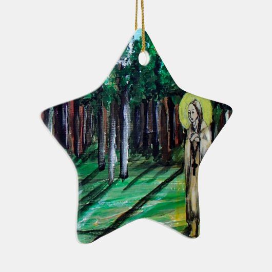 Kateri Tekakwitha Keramik Ornament (Rechts)