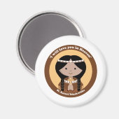 Kateri Tekakwitha Magnet (Vorderseite/Rückseite)