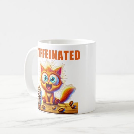 KATFFEINIERT KAFFEETASSE (Vorderseite Links)