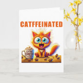 KATFFEINIERT KARTE (Gelbe Blume)