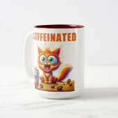 KATFFEINIERT ZWEIFARBIGE TASSE (Vorderseite Links)