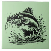 Katfisch Fliese (Vorderseite)