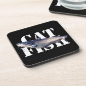 Katfisch Getränkeuntersetzer (Linke Seite)