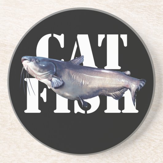 Katfisch Getränkeuntersetzer (Vorne)