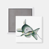 Katfisch Magnet (Vorderseite/Rückseite)