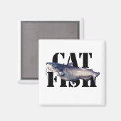 Katfisch Magnet (Vorderseite/Rückseite)