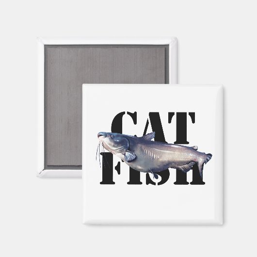 Katfisch Magnet (Vorderseite/Rückseite)