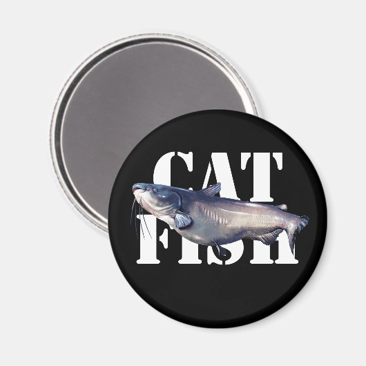 Katfisch Magnet (Vorderseite/Rückseite)