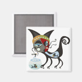 Katfisch Magnet (Vorderseite/Rückseite)