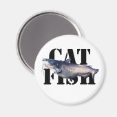 Katfisch Magnet (Vorderseite/Rückseite)
