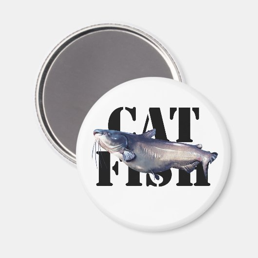 Katfisch Magnet (Vorderseite/Rückseite)