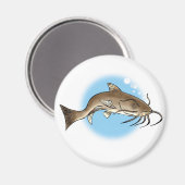 Katfisch Magnet (Vorderseite/Rückseite)
