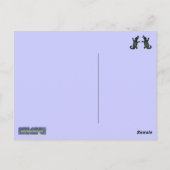 Katfische springen postkarte (Rückseite)