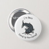 Katfish Cartoon Illustration Button (Vorne & Hinten)