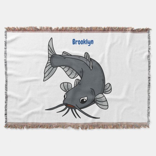Katfish Cartoon Illustration Decke (Vorderseite)