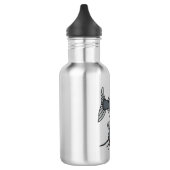 Katfish Cartoon Illustration Edelstahlflasche (Links)