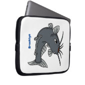 Katfish Cartoon Illustration Laptopschutzhülle (Vorne Rechts)