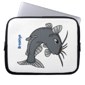Katfish Cartoon Illustration Laptopschutzhülle (Vorderseite)