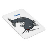 Katfish Cartoon Illustration Magnet (Rechte Seite)