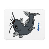 Katfish Cartoon Illustration Magnet (Horizontal)