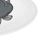 Katfish Cartoon Illustration Schneidebrett (Ecke)