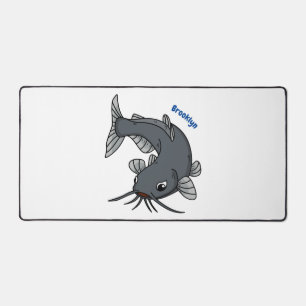Katfish Cartoon Illustration Schreibtischunterlage