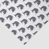 Katfish Cartoon Illustration Seidenpapier (Ausschnitt)