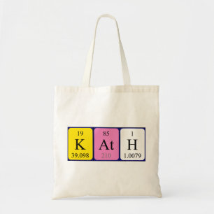 Kath Namen-Taschentasche periodischer Tabelle Tragetasche